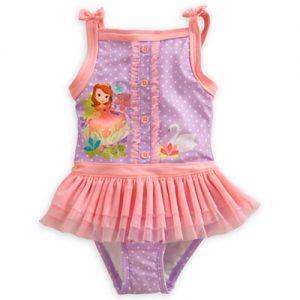 ชุดว่ายน้ำเด็ก Sofia the First Deluxe Swimsuit ของแท้ พร้อมส่ง