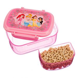 กล่องข้าว กล่องขนม Disney Princess Snack Box ของแท้ พร้อมส่ง