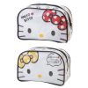 กระเป๋าใส่เครื่องสำอางค์ Sanrio ลาย Hello Kitty ของแท้ จากญี่ปุ่น