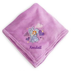 ผ้าห่มนุ่ม Sofia the First Fleece Throw ของแท้จาก Disney Store อเมริกา