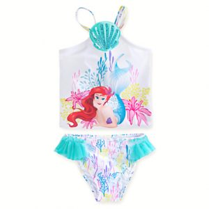 H1307 ชุดว่ายน้ำเด็ก Disney - Ariel Tankini Swimsuit for Girls - 2 pieces ของแท้ พร้อมส่ง