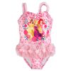 H1312 ชุดว่ายน้ำเด็ก Disney Princess Deluxe Swimsuit for Girls ของแท้ พร้อมส่ง