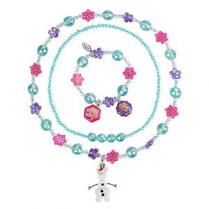 H6208 เครื่องประดับเด็ก Frozen Necklace and Bracelet Set ของแท้ พร้อมส่ง