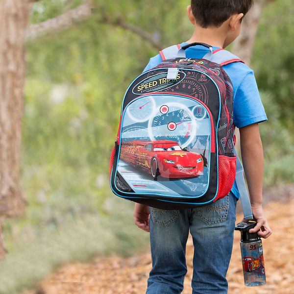 H3129 กระเป๋าเป้เด็ก Lightning McQueen Light-Up Backpack 16" ของแท้ พร้อมส่ง