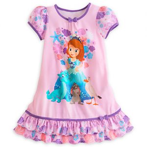 H1143 ชุดนอนเด็ก Disney - Sofia nightshirt for girls