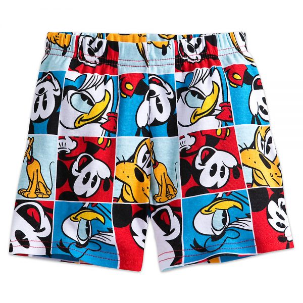 H1149 ชุดนอนเด็ก Disney : Mickey Mouse and Friends PJ PALS Short Set for Boys