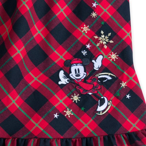 H1181 ชุดนอนเด็ก Disney: Minnie Mouse Holiday Plaid Nightshirt for Girls