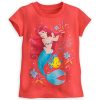 H1510 เสื้อยืดเด็ก Disney: Ariel and Flounder Tee for Girls