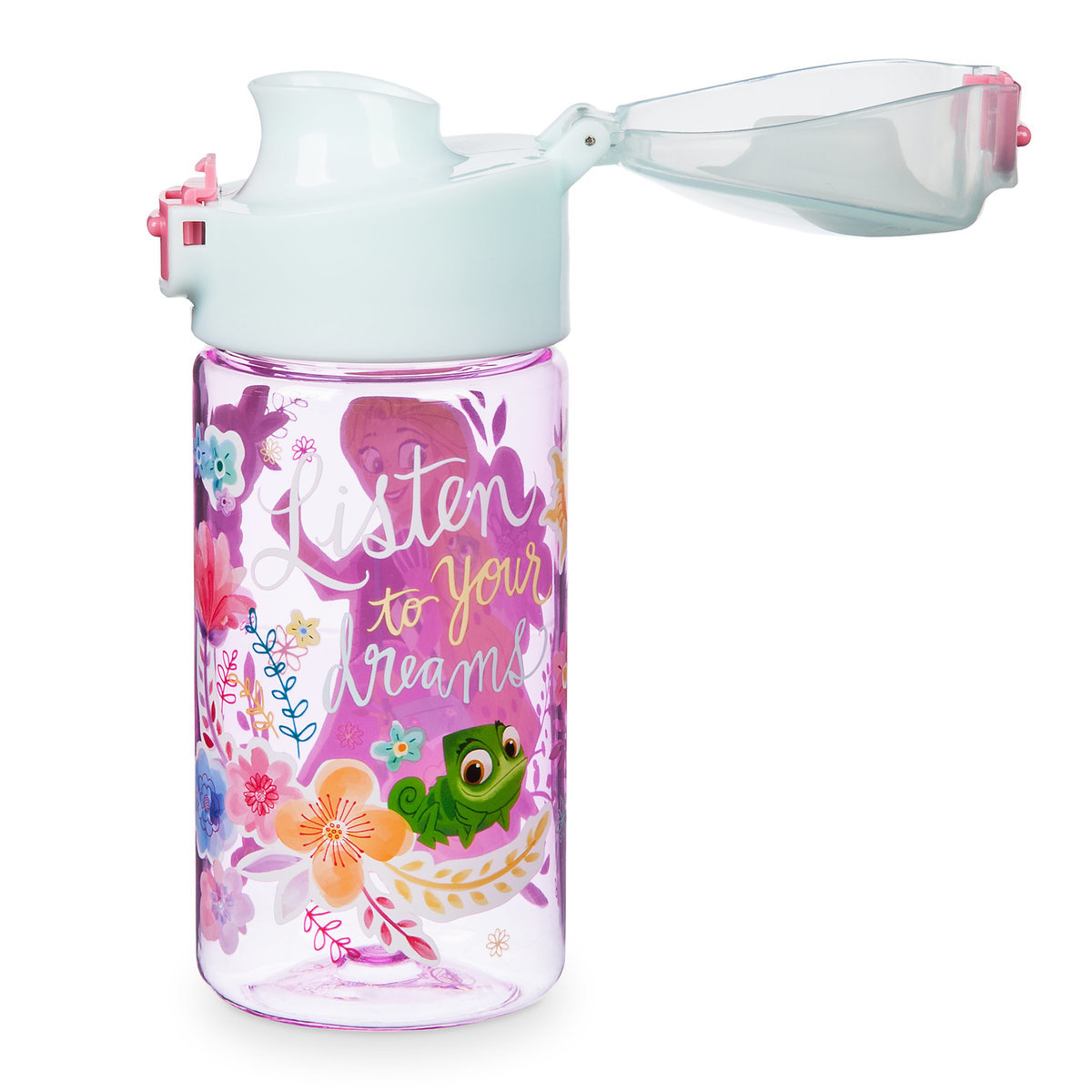 [Disney Store] Rapunzel Flip-Top Water Bottle - New