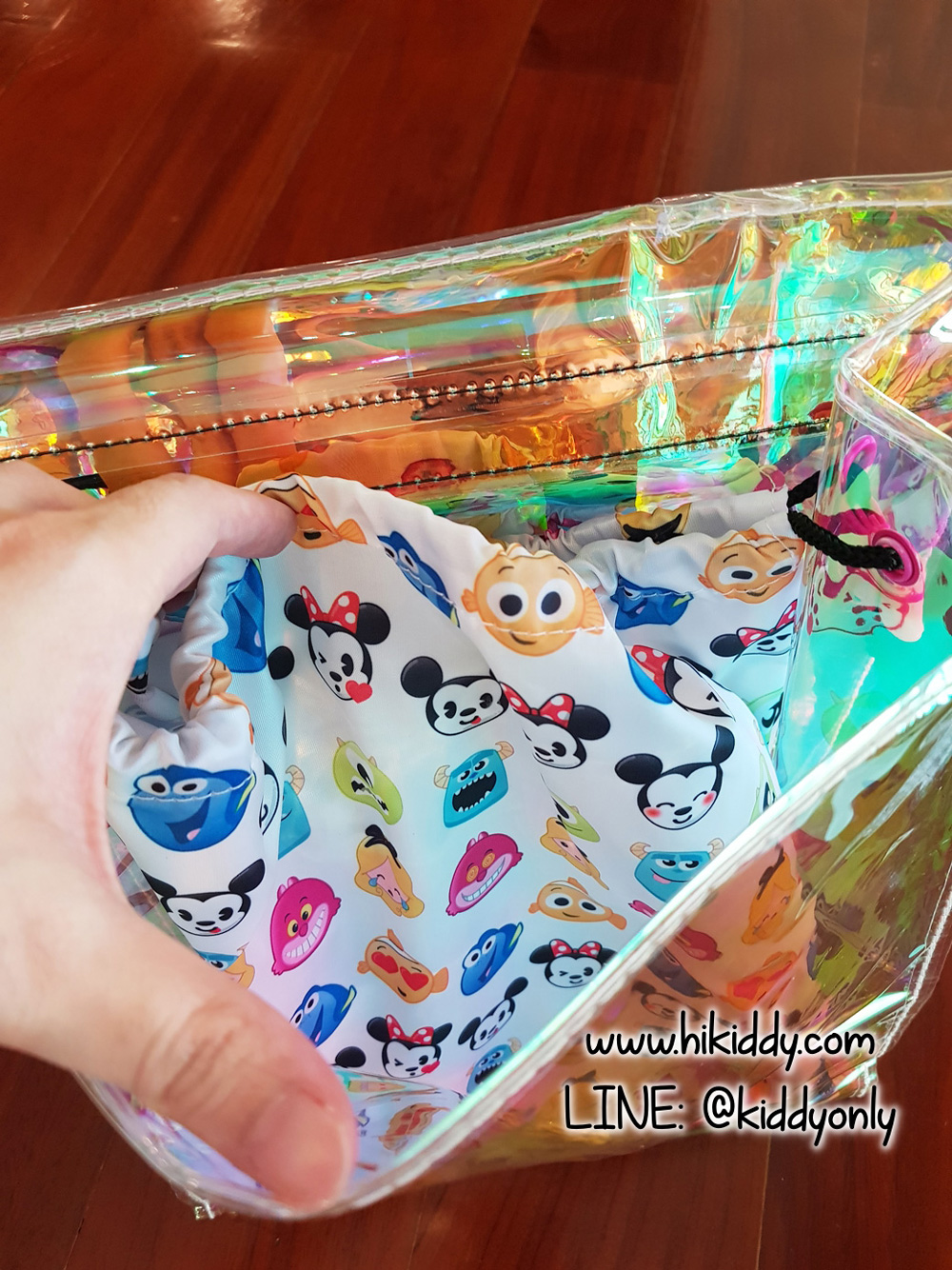 H3213 กระเป๋าใส่ชุดว่ายน้ World of Disney Emoji Swim Backpack (รูปจริง)