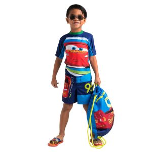 H3218 กระเป๋าเป้ใส่ชุดว่ายน้ำเด็ก Lightning McQueen Swim Bag